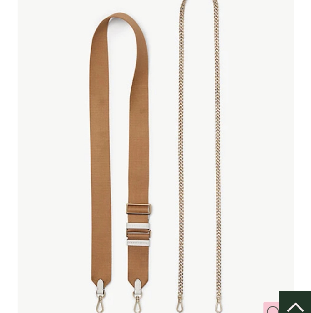 NWT kate spade chain strap only (pale gold)